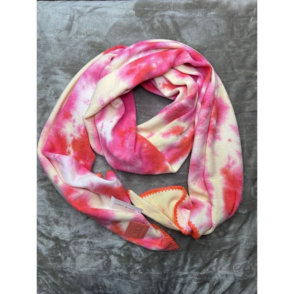 C.c winter scarf orange peache nwt